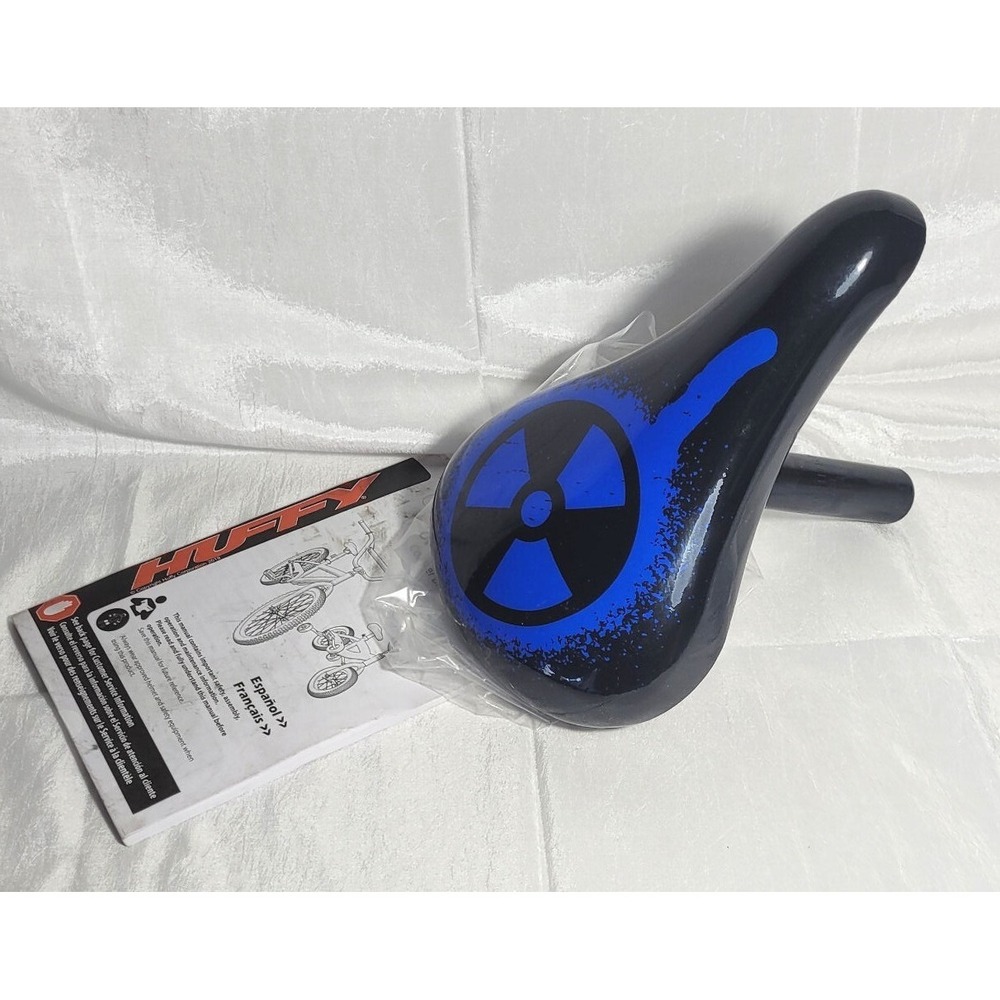 Ningbo‎ Bicycle Saddle Seat Replacement for Huffy Coaster Bikes - Black w/ Blue